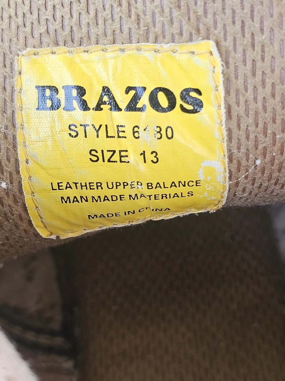 BRAZOS STEEL TOE WORK BOOTS